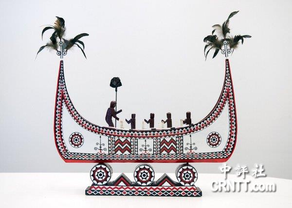 蔡英文送巴拿馬總統禮物曝光:蘭嶼拼板舟模型