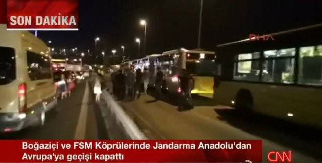 土耳其疑政變 軍方:已控製國家 掌權是為恢復自由民主