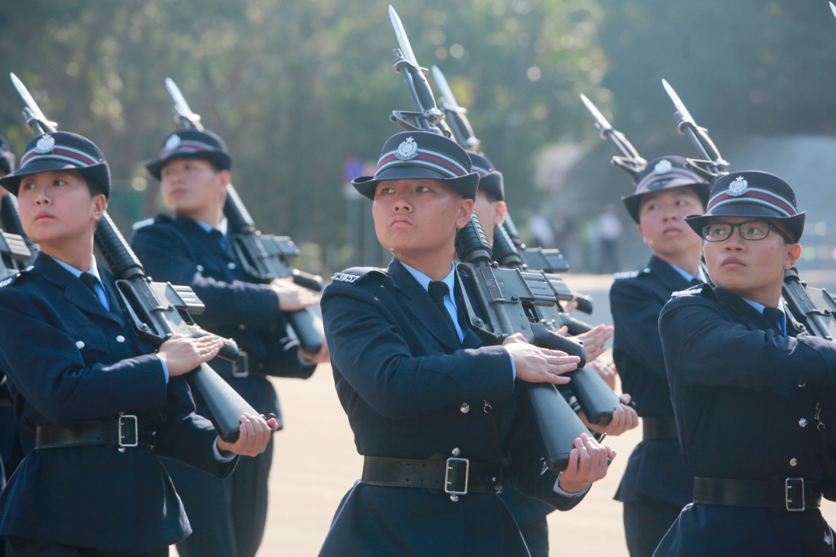 香港警察學院結業禮暨閲操式