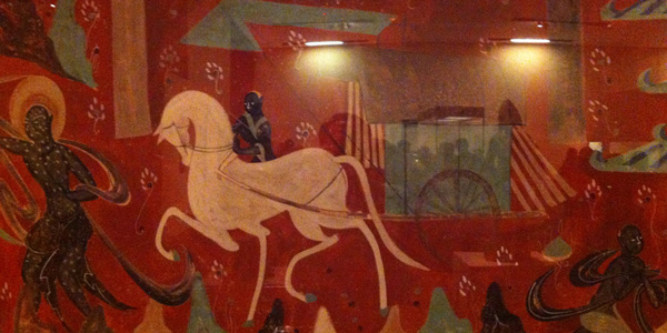 武威雷台出土的東漢銅車馬車隊