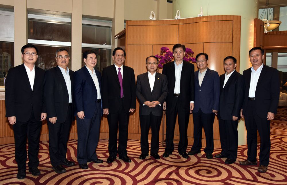 王志民会见福建省政协副主席洪捷序、莆田市市长李建辉