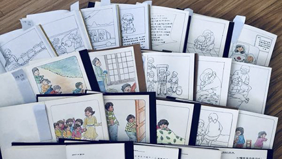 深圳婆婆手绘本记录祖孙情