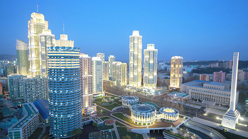 “平哈顿”高楼林立房价涨五倍