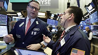 金融股发力 道指涨逾百点