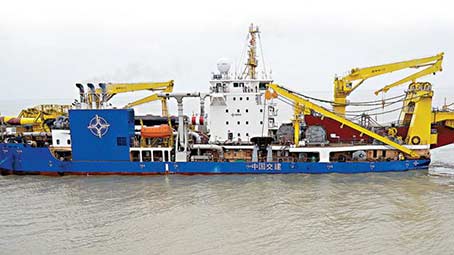 亚洲最大造岛神器“天鲲号”海试