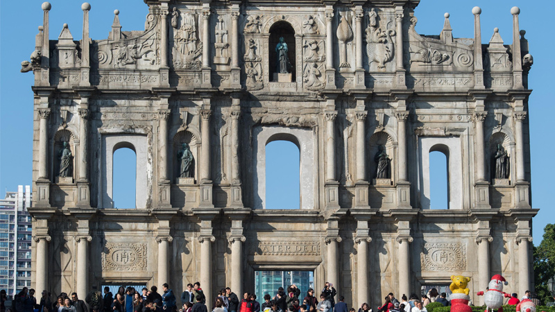 澳门实施新风暴潮警告系统 分设“蓝黄橙红黑”五级