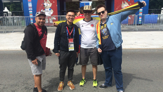 世界杯开赛在即 各国球迷热情高涨