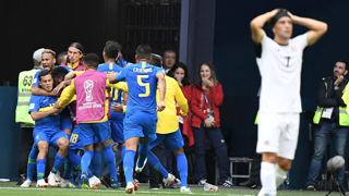 巴西补时进两球2-0绝杀哥斯达黎加