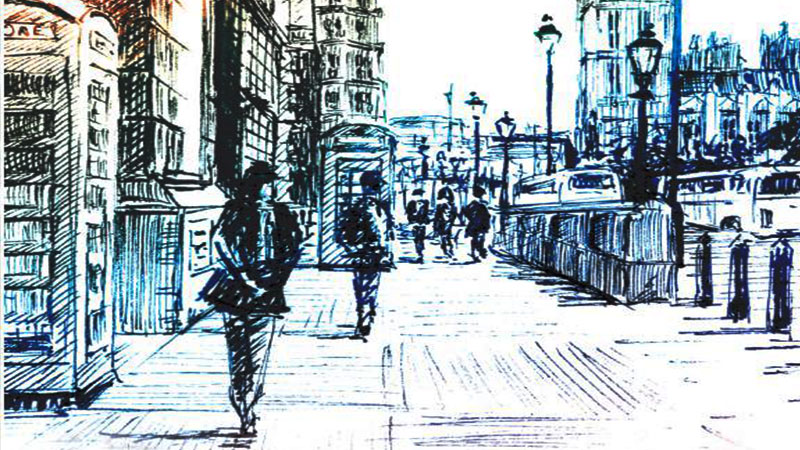 蒋彝《伦敦画记》——以中国眼 画西方景