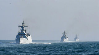 三大舰队聚东海锤炼防空反导 红旗10“截杀”鹰击83