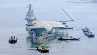 国产航母再海试将完成联调联试 专家：验证动力通讯指挥等系统