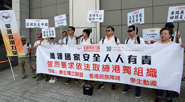 从根本解决“港独”危害 市民促政府就23条立法