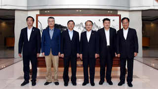 王志民晤于伟国 冀闽港深化创新发展