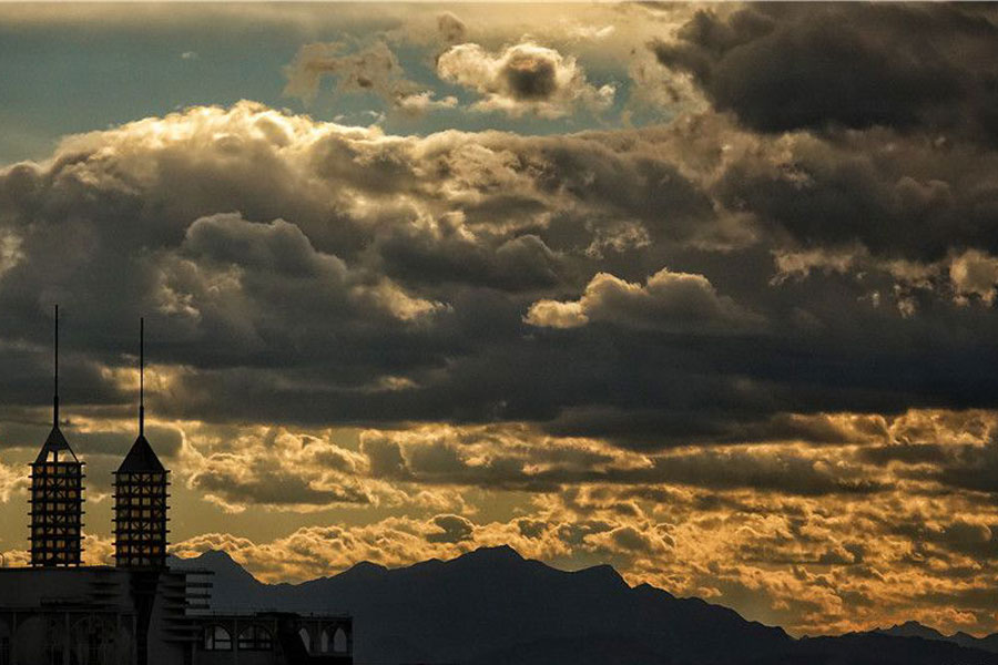 北京最美晚霞C位出道  美到不可思议