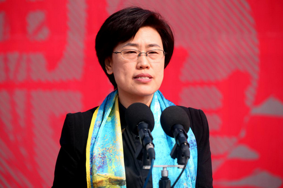 第七届中国·商丘国际华商节“商颂·艺祺”中国当代书画名家作品展 开展仪式在河南商丘举行