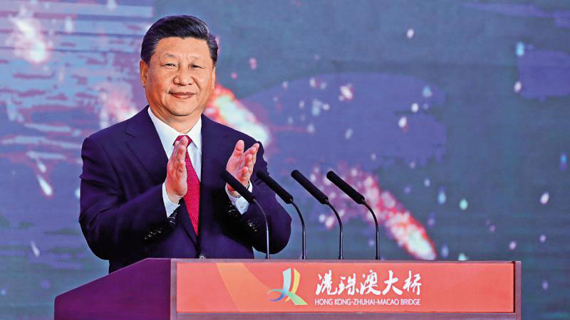 港珠澳大桥今天正式营运 习主席：用好管好大桥