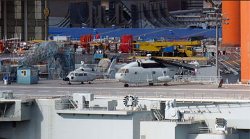 国产航母或将迎来第三次海试