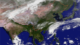 台风蓝色预警继续发布 “玉兔”中心最大风力11级