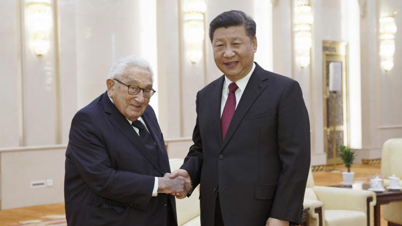 习近平会晤基辛格：吁中美双方准确判断彼此战略意图