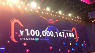 天猫双11纪录一再刷新：1小时47分完成1000亿交易额