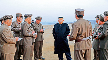 美朝谈判停滞金正恩视察“战术武器” 适度施压华府“斗而不破”