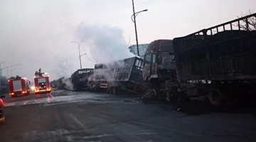 张家口22人死亡爆炸事故初步原因：运输乙炔车引起连环爆炸