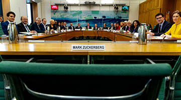 脸书被踢爆图卖用户私隐创收 9国听证会小朱未出席惹众怒