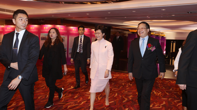 香港行政长官林郑月娥出席活动