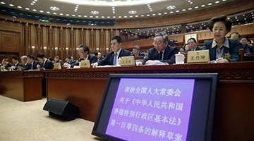 宪法基本法列明人大权力 包致金法官释法谬论令人震惊