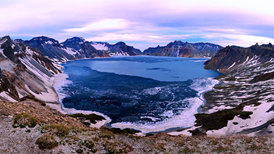 上白山天池美景