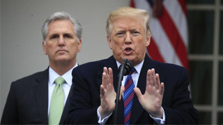 特朗普为建墙企硬 不惜政府停摆几年