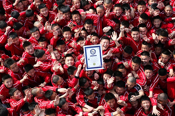 《少林魂》创“最大规模的武术节目表演”世界纪录