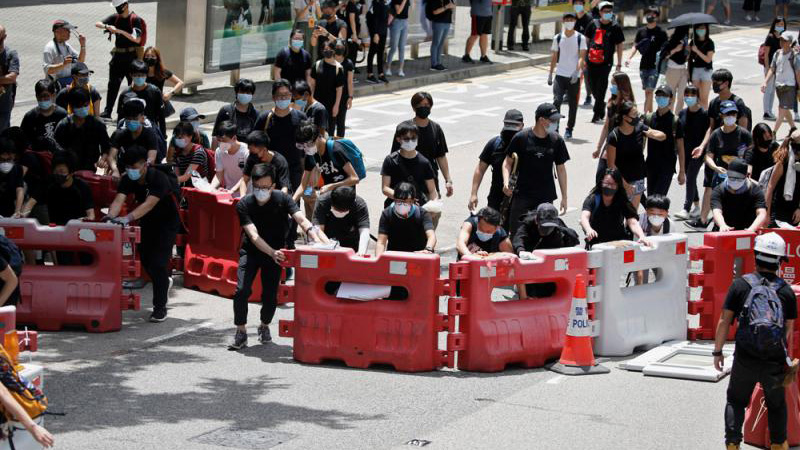 集会未获批“不反对通知书” 民阵拟非法游行搞对抗