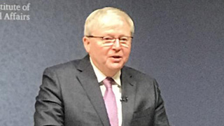 陆克文批美国搞贸易战“不明智”