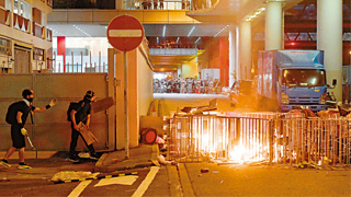 暴徒乱港暴徒冲击处心积虑 颜色革命图谋夺权