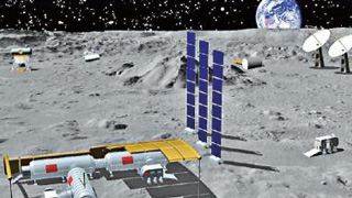 中国筑月球基地 机器人作先锋