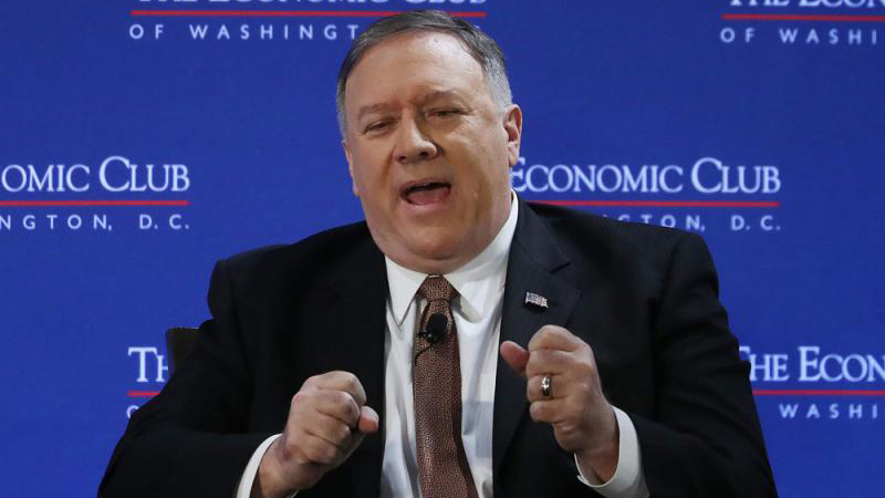 蓬佩奥：忠于特朗普 但未来或角逐总统