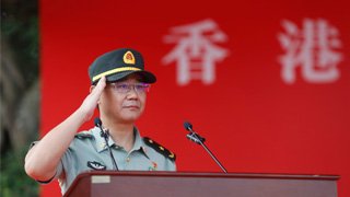 驻港部队副政委：坚决同分裂势力作斗争