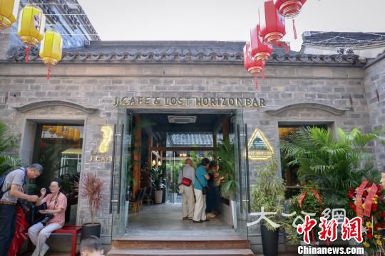 千年古巷南京熙南里歷史文化街區。　徐珊珊 攝