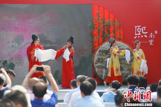 千年古巷南京熙南里歷史文化街區。　徐珊珊 攝