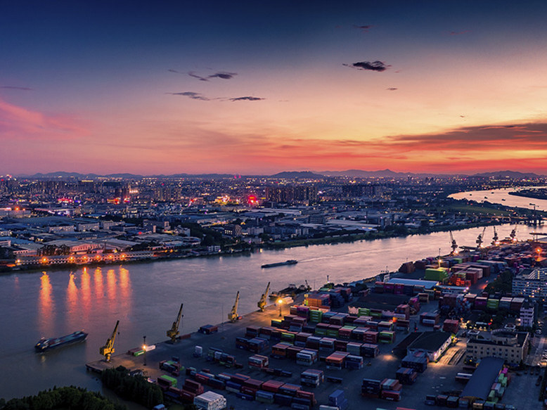 黎彤《华灯初上顺德港》