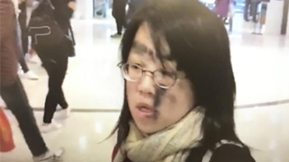 暴徒乱港｜黑暴又袭沙田 黑漆兜面喷人