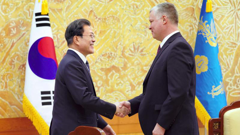 美特使访韩 喊话朝鲜重启核谈