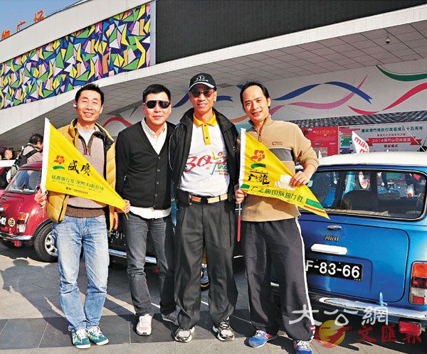 ■隨着粵澳兩地交通設施互通，澳門市民自駕車入境內地旅遊成為潮流。 受訪者供圖