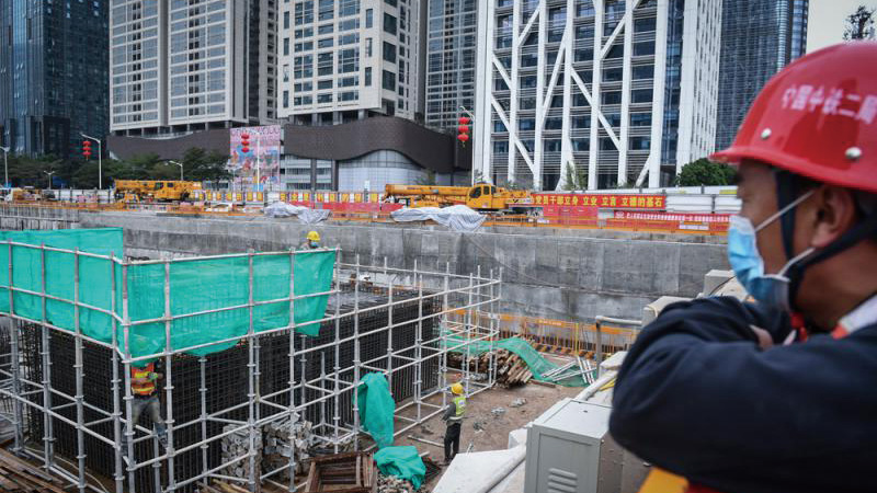 湾区建设提速 深中通道千人复工