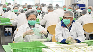 惩教署口罩月产量增至540万个