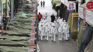 韩国确诊病例增至9976例