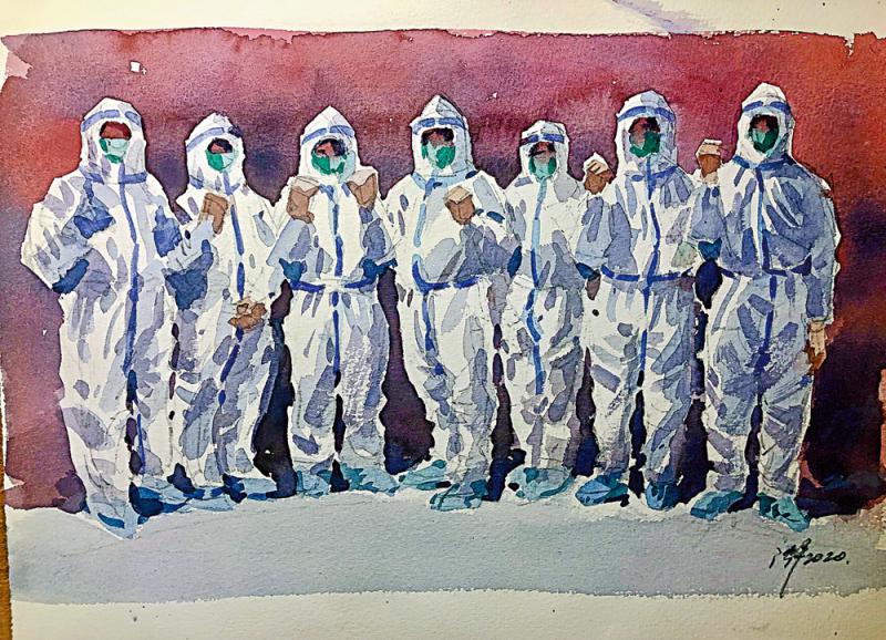 香港畫家為愛聚力