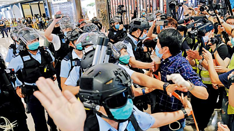 港黑暴分子煽5.1“快闪突袭” 疫下揽炒