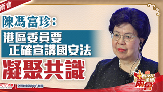 陈冯富珍：港区委员要正确宣讲国安法 凝聚共识